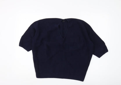 Womens UK Size L Uniqlo Blue Pullover Jumper