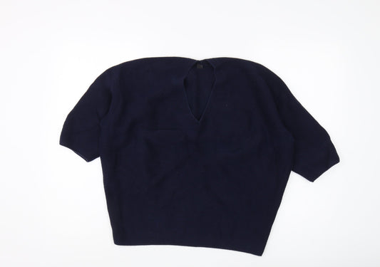 Womens UK Size L Uniqlo Blue Pullover Jumper