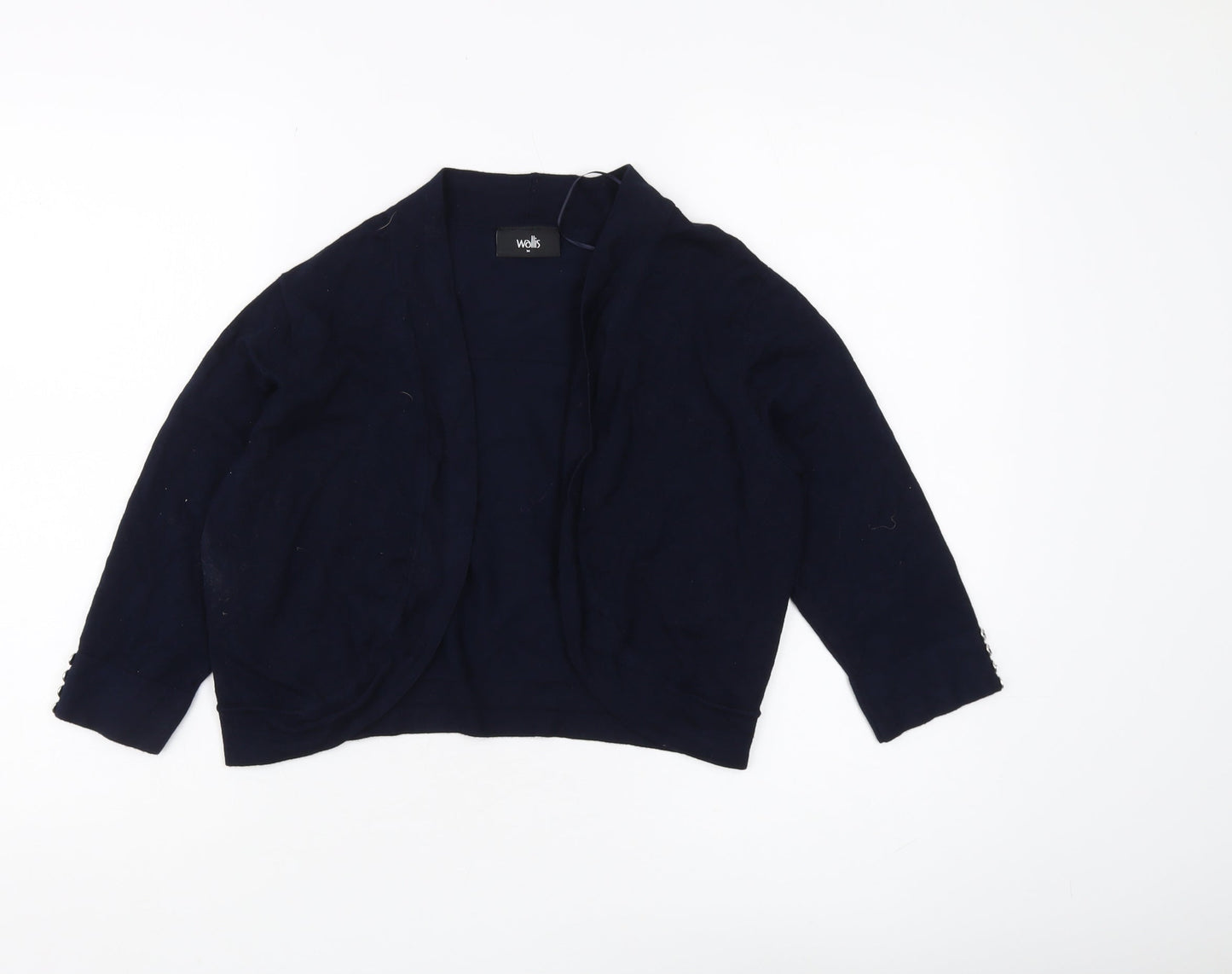 Womens UK Size M Wallis Blue Cardigan Jumper