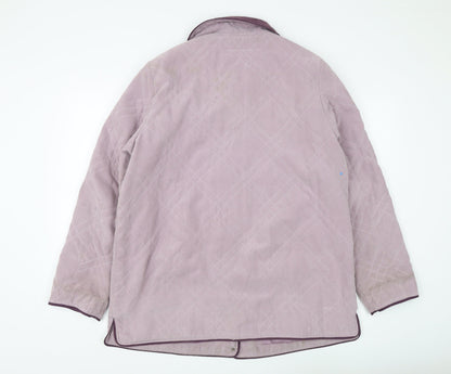 Klass Collection Women's Purple Quilted Jacket M