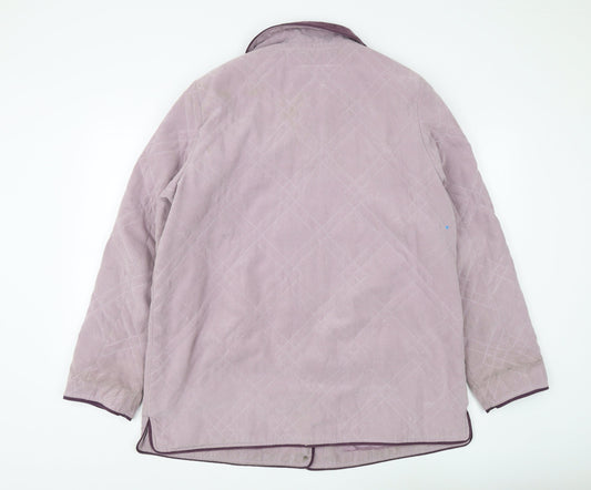 Klass Collection Women's Purple Quilted Jacket M