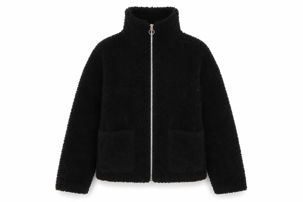 Womens UK Size S Topshop Black Basic Jacket