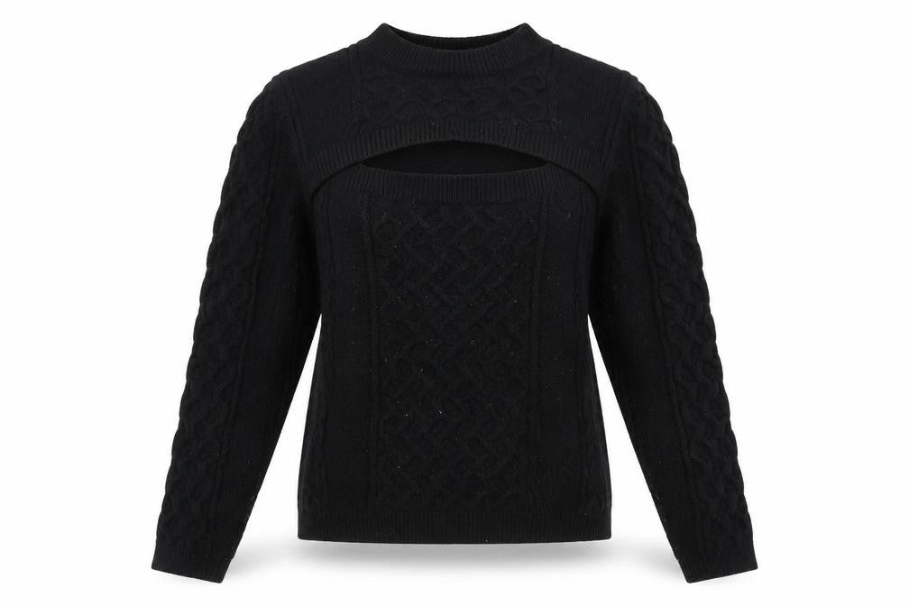 Womens UK Size L Quiz Black  Jumper