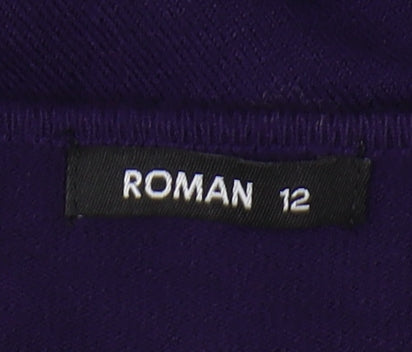 Womens UK Size 12 Roman Purple Jumper Jumper
