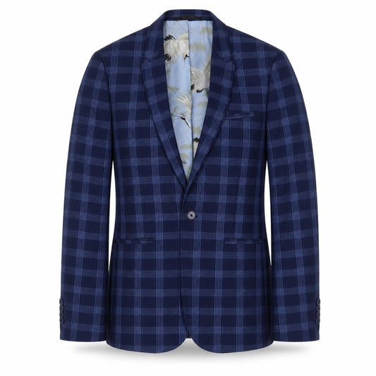 Mens UK Size 38 ASOS Regular Blue Suit Jacket