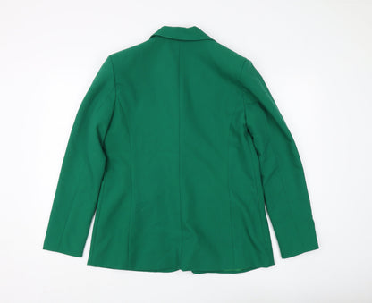 Love & Roses Women's Green Blazer UK 12 Lined Workwear