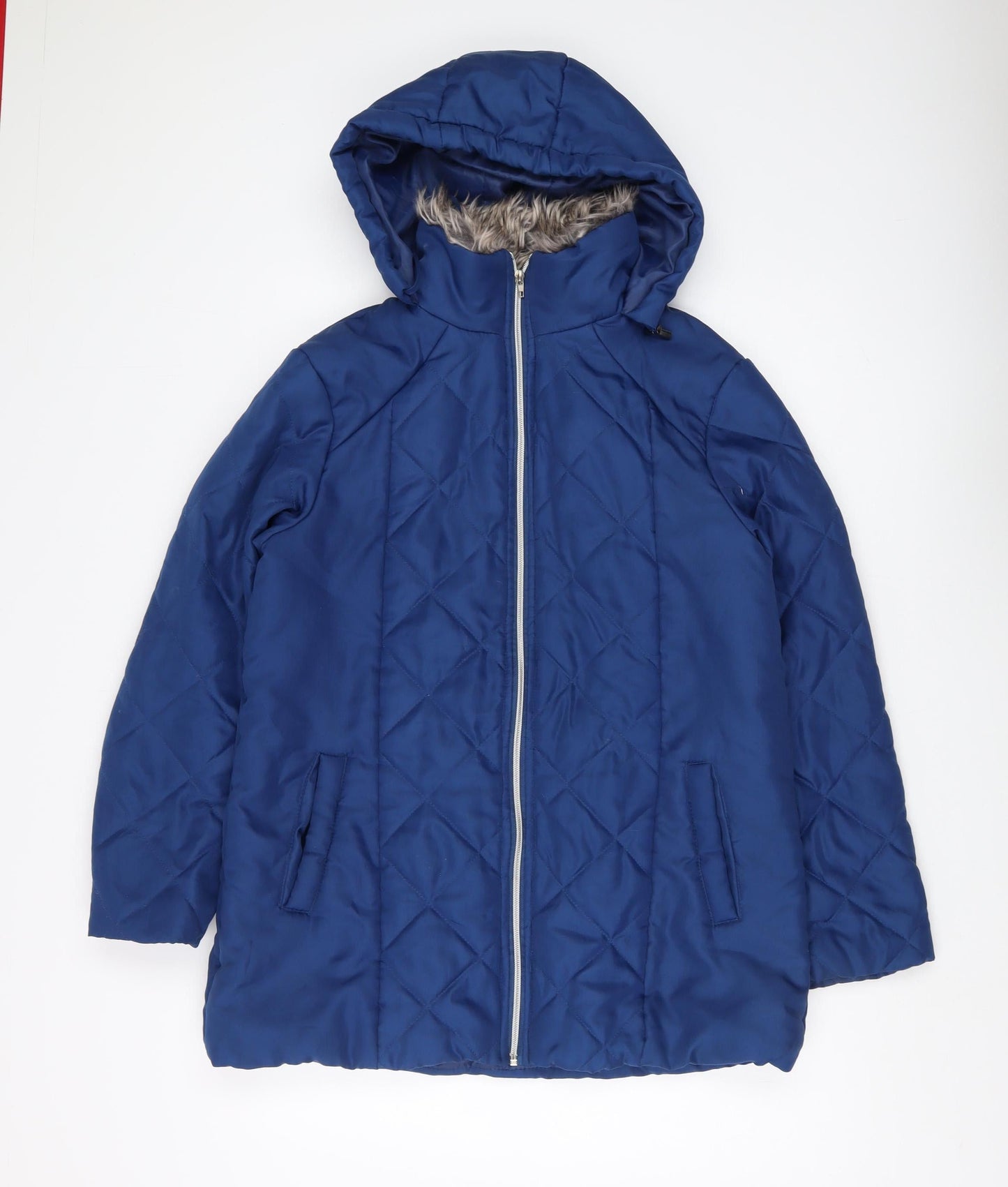 CINÉ DE LANÇAY Women's Blue Hooded Puffer Jacket S