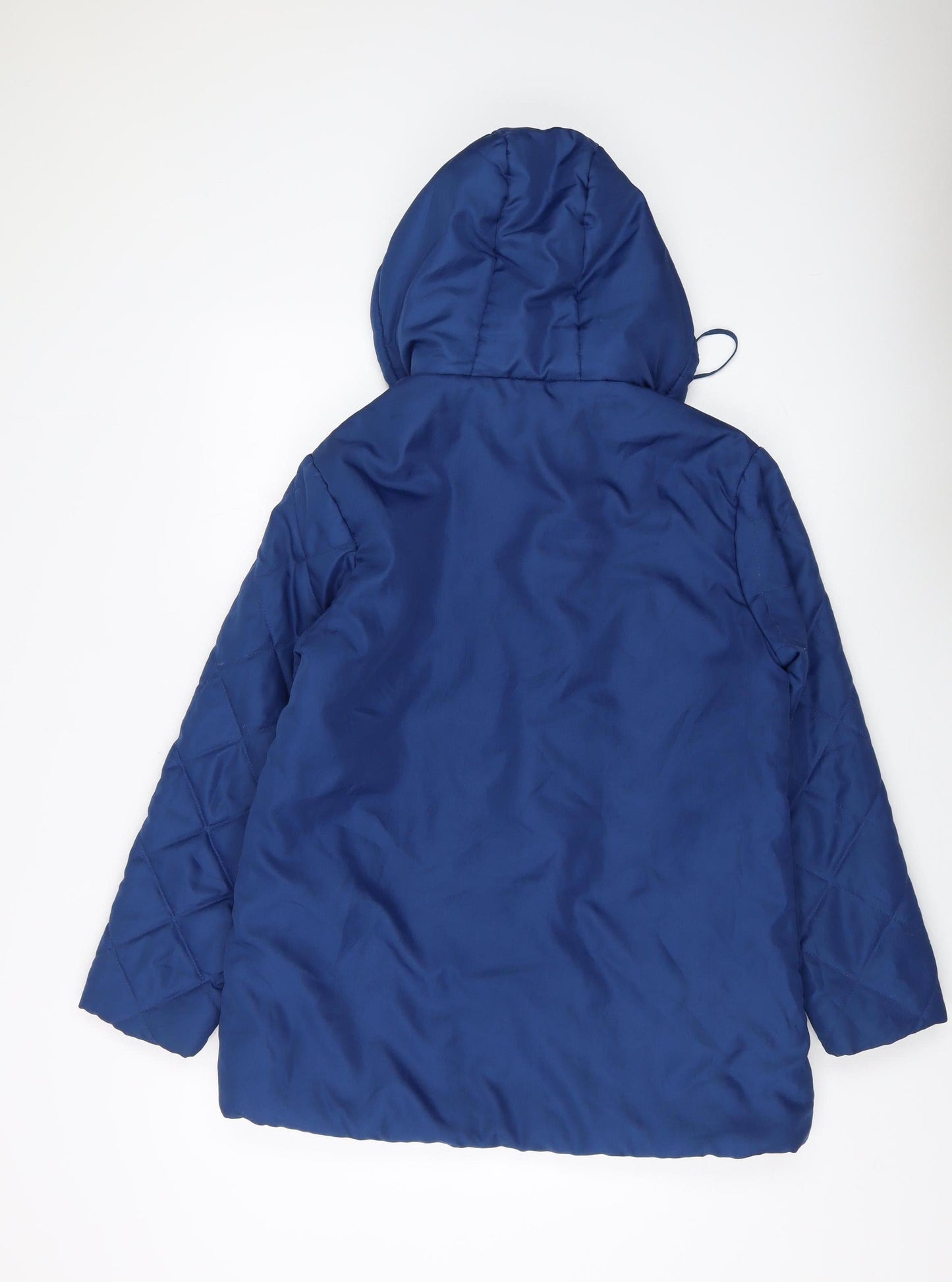CINÉ DE LANÇAY Women's Blue Hooded Puffer Jacket S