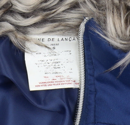 CINÉ DE LANÇAY Women's Blue Hooded Puffer Jacket S
