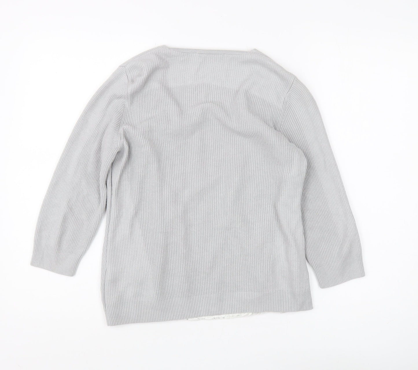 Womens UK Size 8 Marks and Spencer Grey Cardigan Jumper
