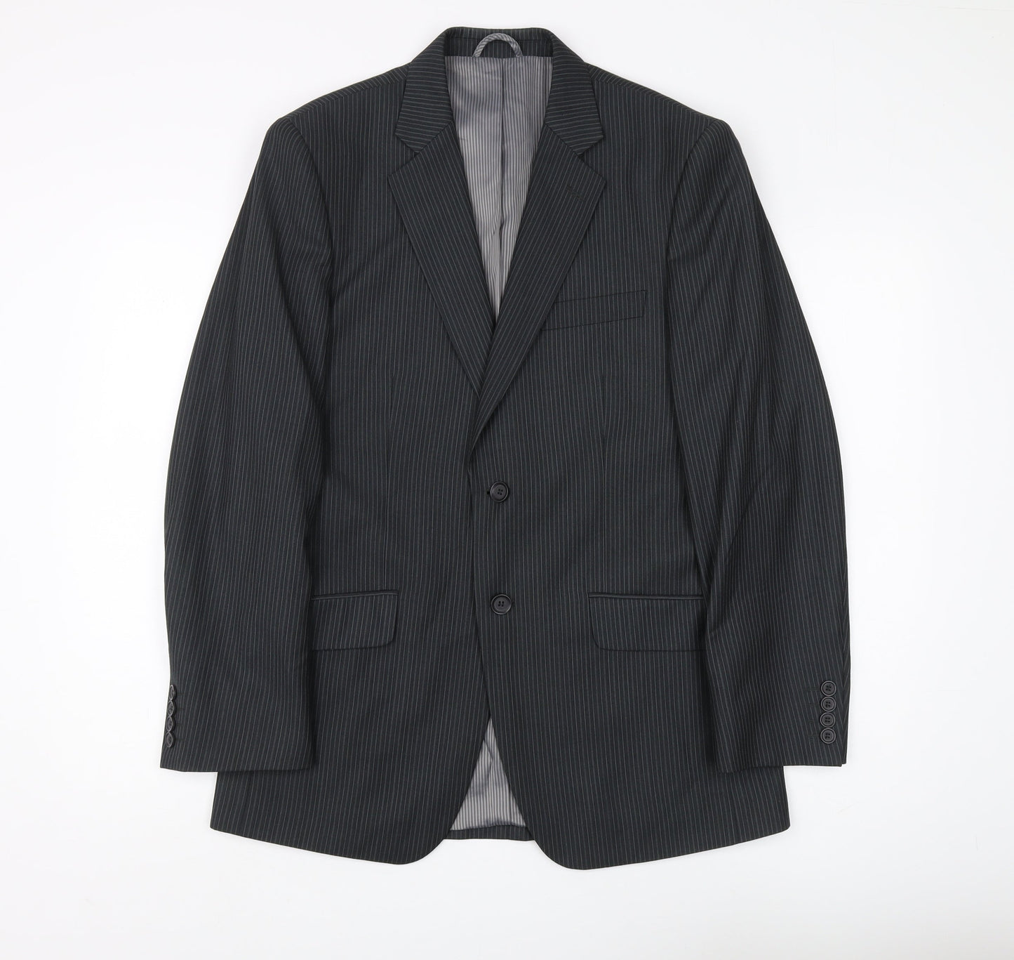 Mens UK Size 38 Burton Regular Black Suit Jacket