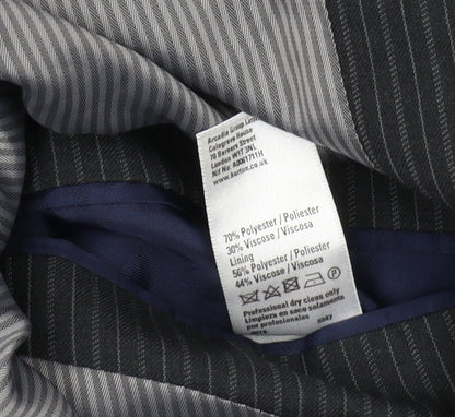 Mens UK Size 38 Burton Regular Black Suit Jacket
