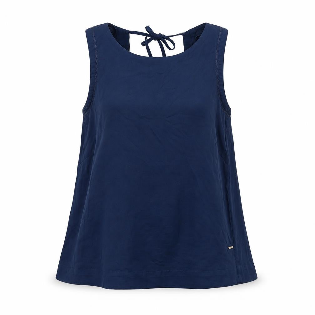 Womens UK Size L Marks and Spencer Blue Basic Tank