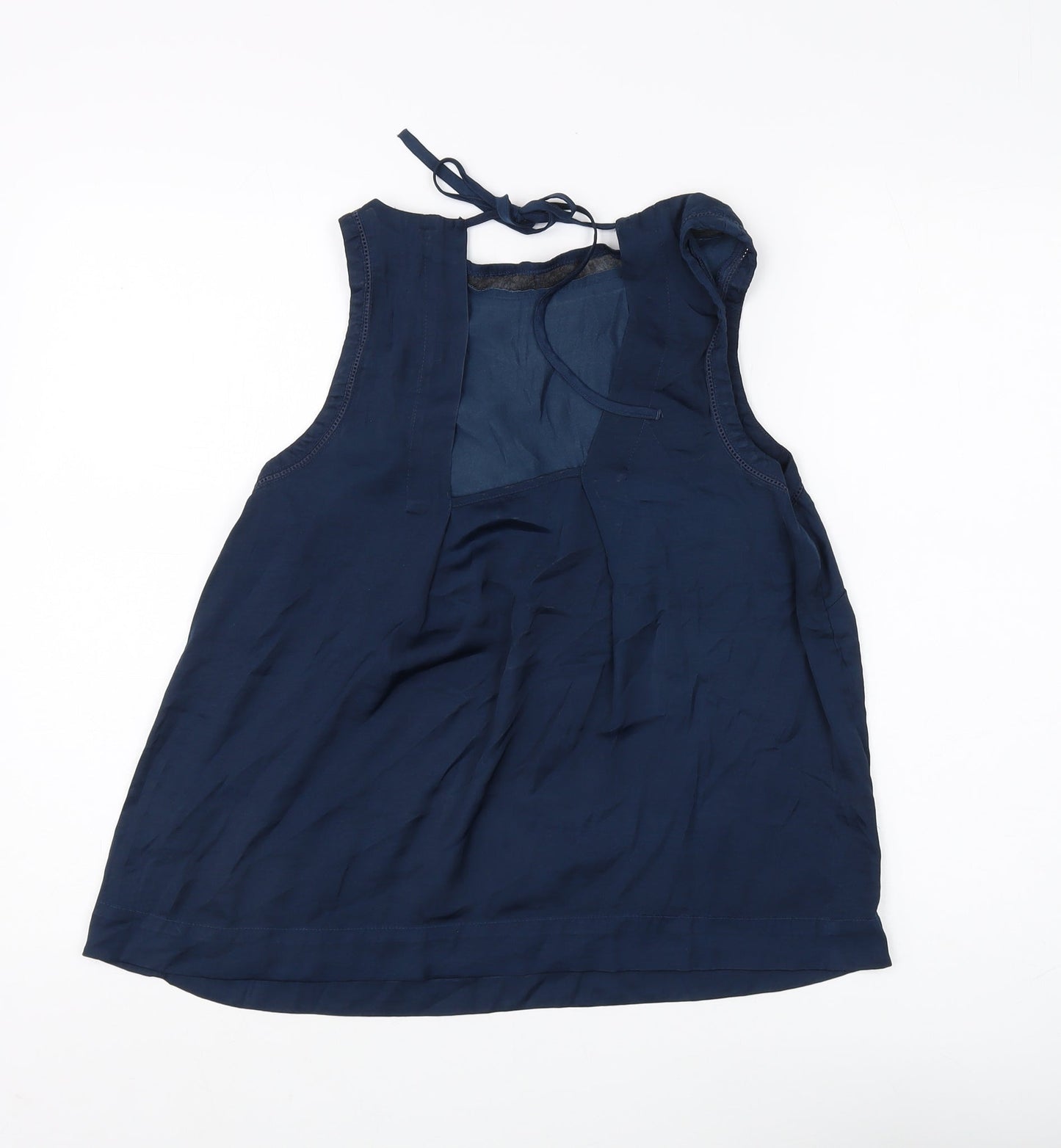 Womens UK Size L Marks and Spencer Blue Basic Tank