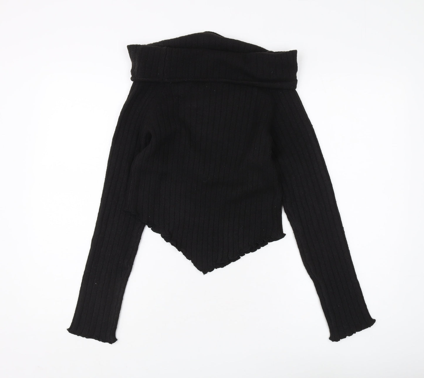 Womens UK Size 10 COLLUSION Black Pullover Jumper