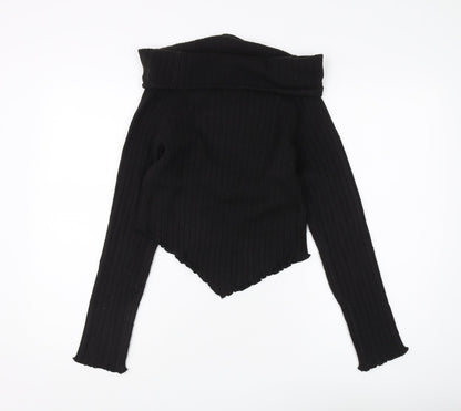 Womens UK Size 10 COLLUSION Black Pullover Jumper