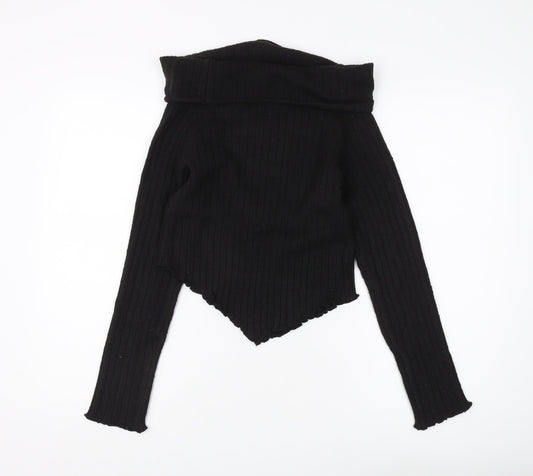 Collusion Women's Black Pullover Jumper, Size 10