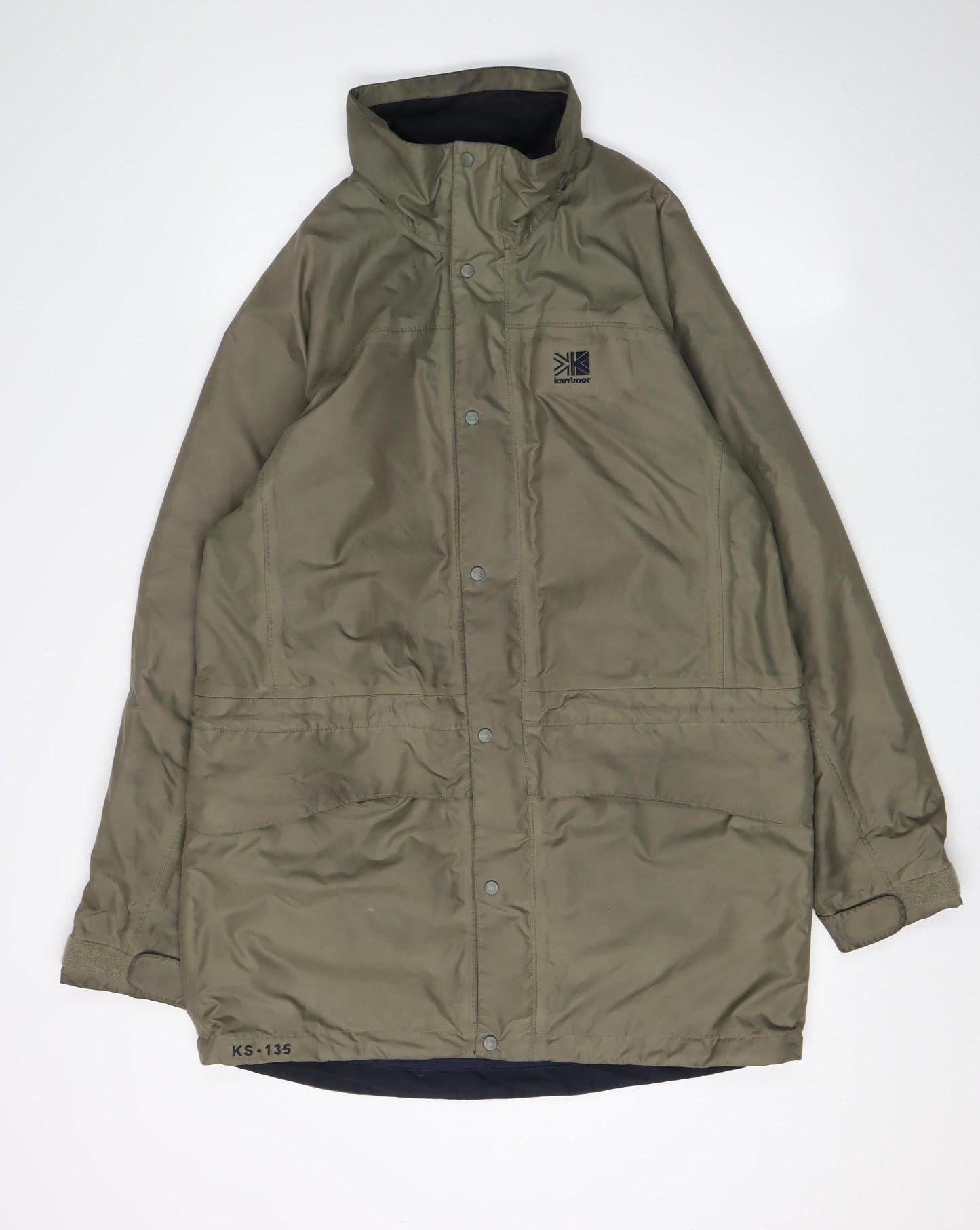 Mens UK Size S Karrimor Green Parka Coat