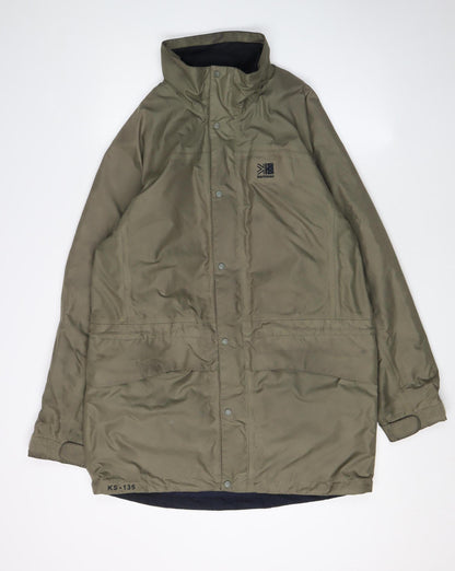 Mens UK Size S Karrimor Green Parka Coat