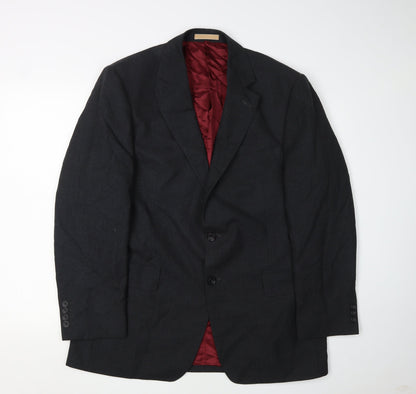 Bladen Men's Black Wool Blazer, Size 42R, Formal Wear