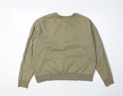 Womens UK Size S Disney Green Pullover Sweatshirt