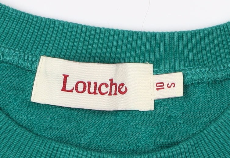 Louche Women's Green Pullover Sweatshirt Size S