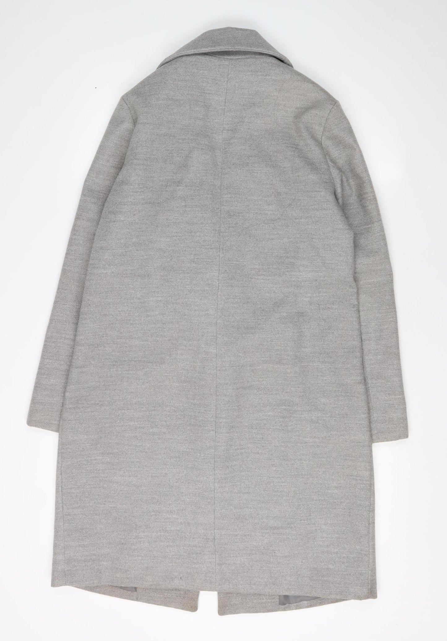 Womens UK Size 8 New Look Grey Overcoat