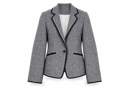 Womens UK Size 12 Marks and Spencer Regular Grey Blazer