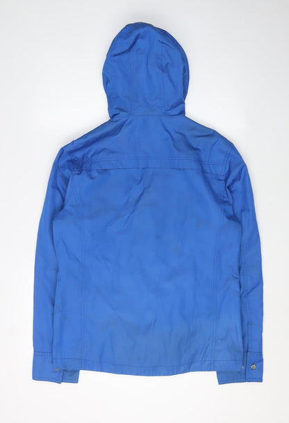 Zara Man Blue Anorak Jacket S - Casual Hooded Style