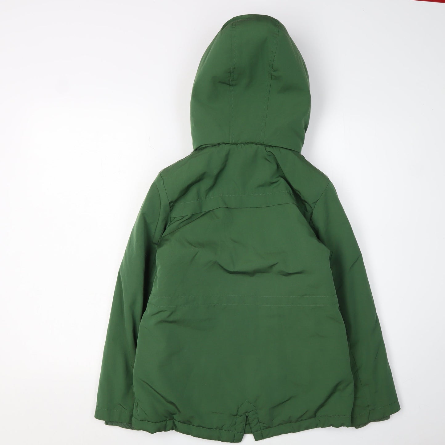 Marks and Spencer Boys Green Parka Jacket 9-10 Years