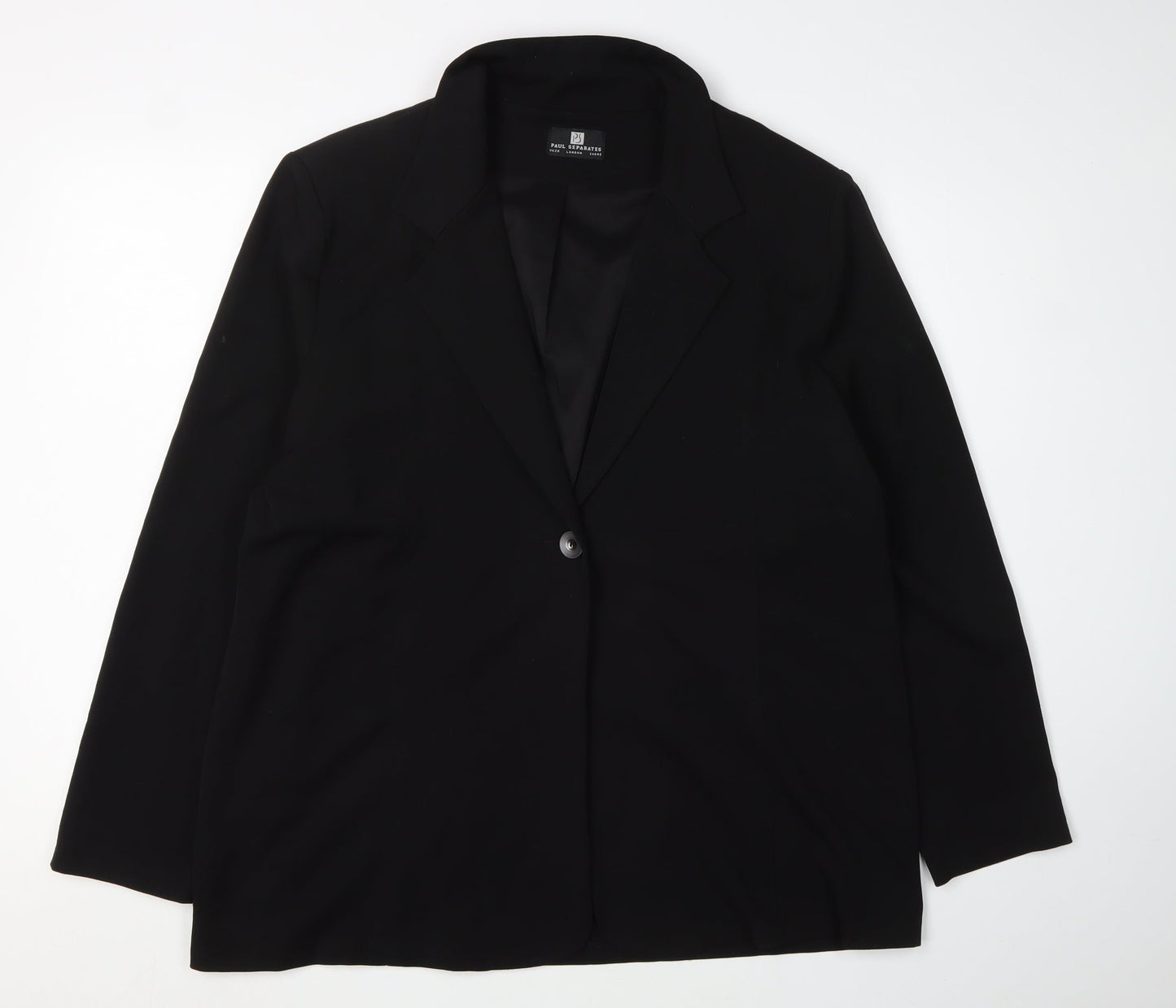 Paul Separates Women's Black Blazer UK 20 - Business Jacket