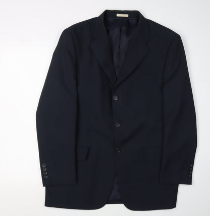 Mens UK Size 42 Greenwoods Regular Black Suit Jacket