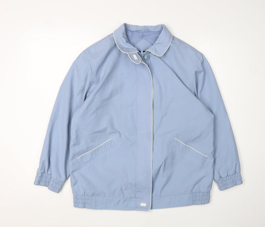 Womens UK Size 10 Marks and Spencer Blue Basic Jacket