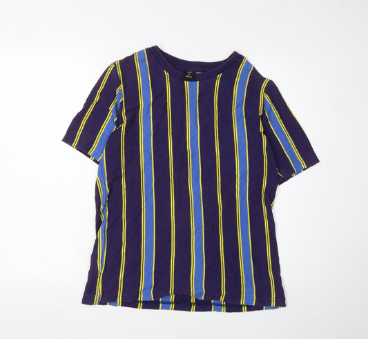 Urban Outfitters Men’s Multicoloured Striped T-Shirt S