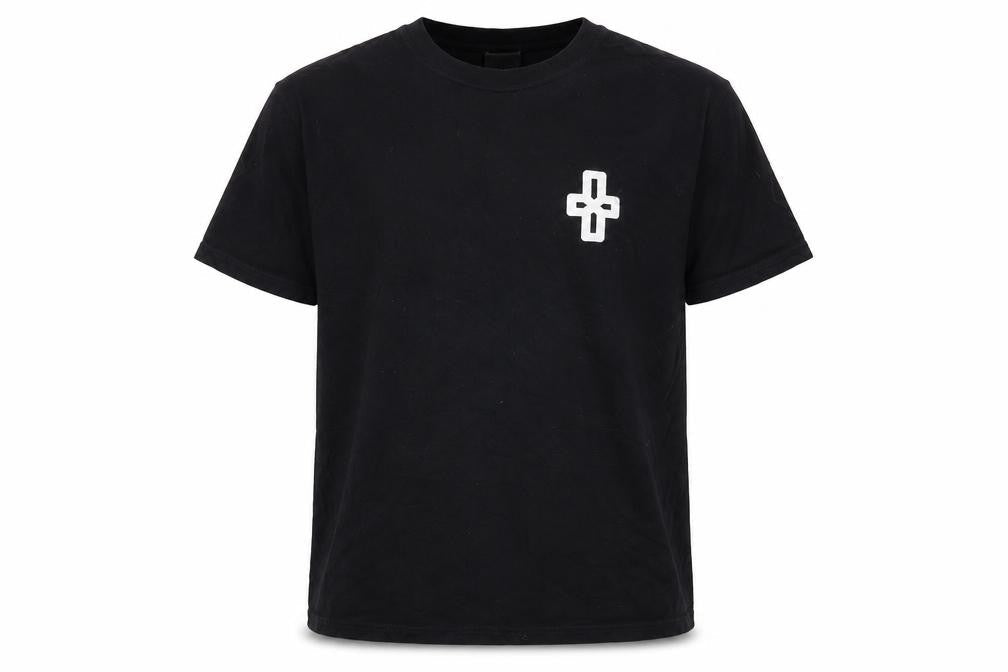 Mens UK Size 12 Russell Black  T-Shirt