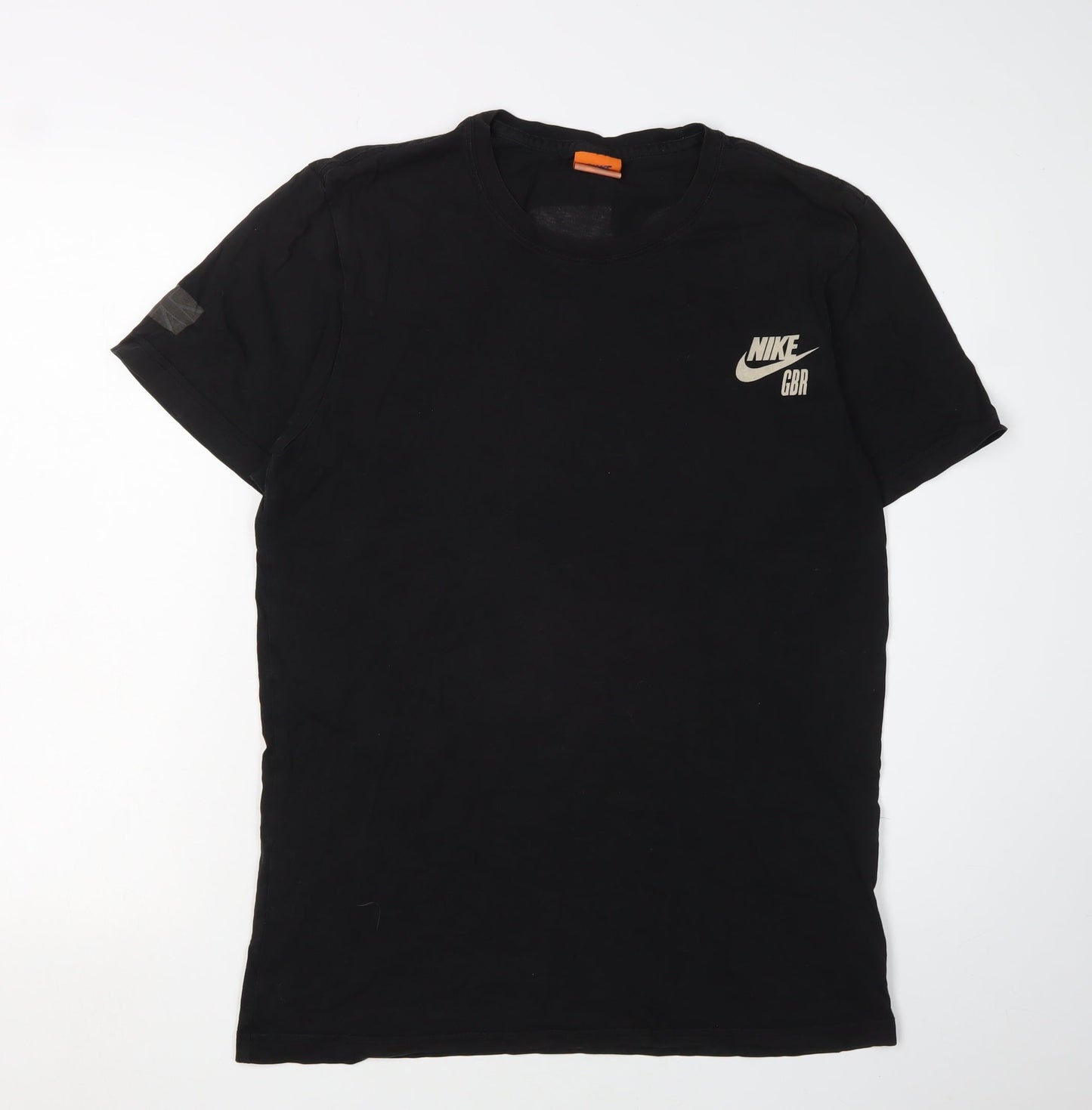Nike Men's Black Medium Regular Fit Cotton T-Shirt