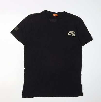 Nike Men's Black Medium Regular Fit Cotton T-Shirt