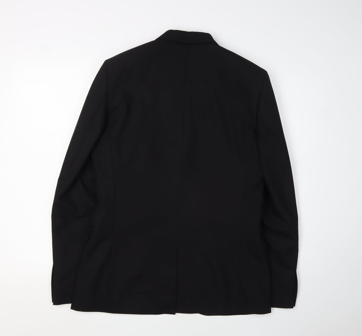 Mens UK Size 38 Moss London Regular Black Suit Tuxedo