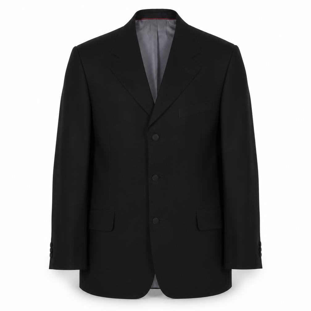 Mens UK Size 40 Armando Regular Black Suit Jacket
