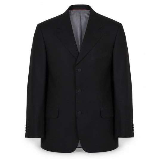 Mens UK Size 40 Armando Regular Black Suit Jacket