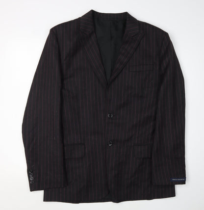 Mens UK Size 42 French Connection Regular Black Suit Jacket