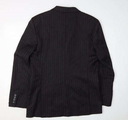 Mens UK Size 42 French Connection Regular Black Suit Jacket