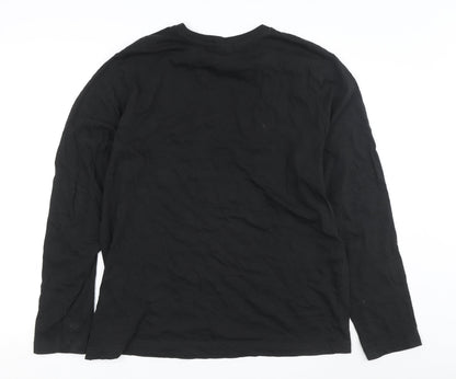 Mens UK Size M Disney Black  T-Shirt