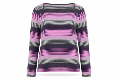 Maine Women's Multicoloured Striped T-Shirt Size 14