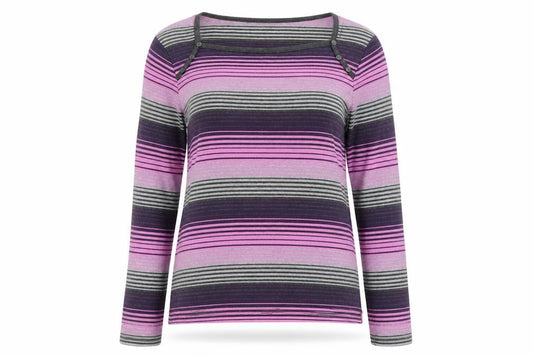 Maine Women's Multicoloured Striped T-Shirt Size 14