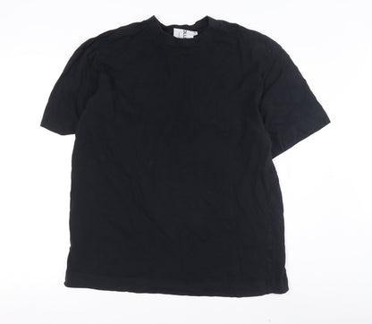 Mens UK Size XL COLLUSION Black  T-Shirt