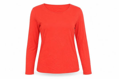 Womens UK Size S Oasis Red  T-Shirt