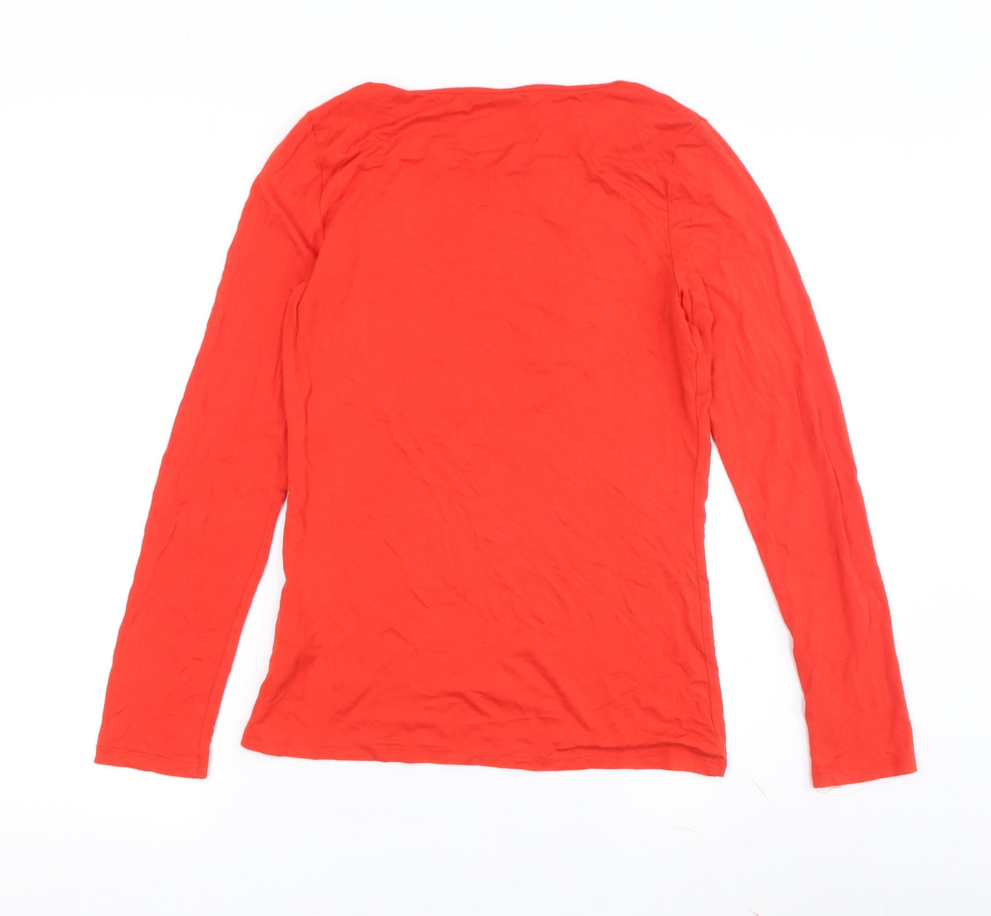 Womens UK Size S Oasis Red  T-Shirt