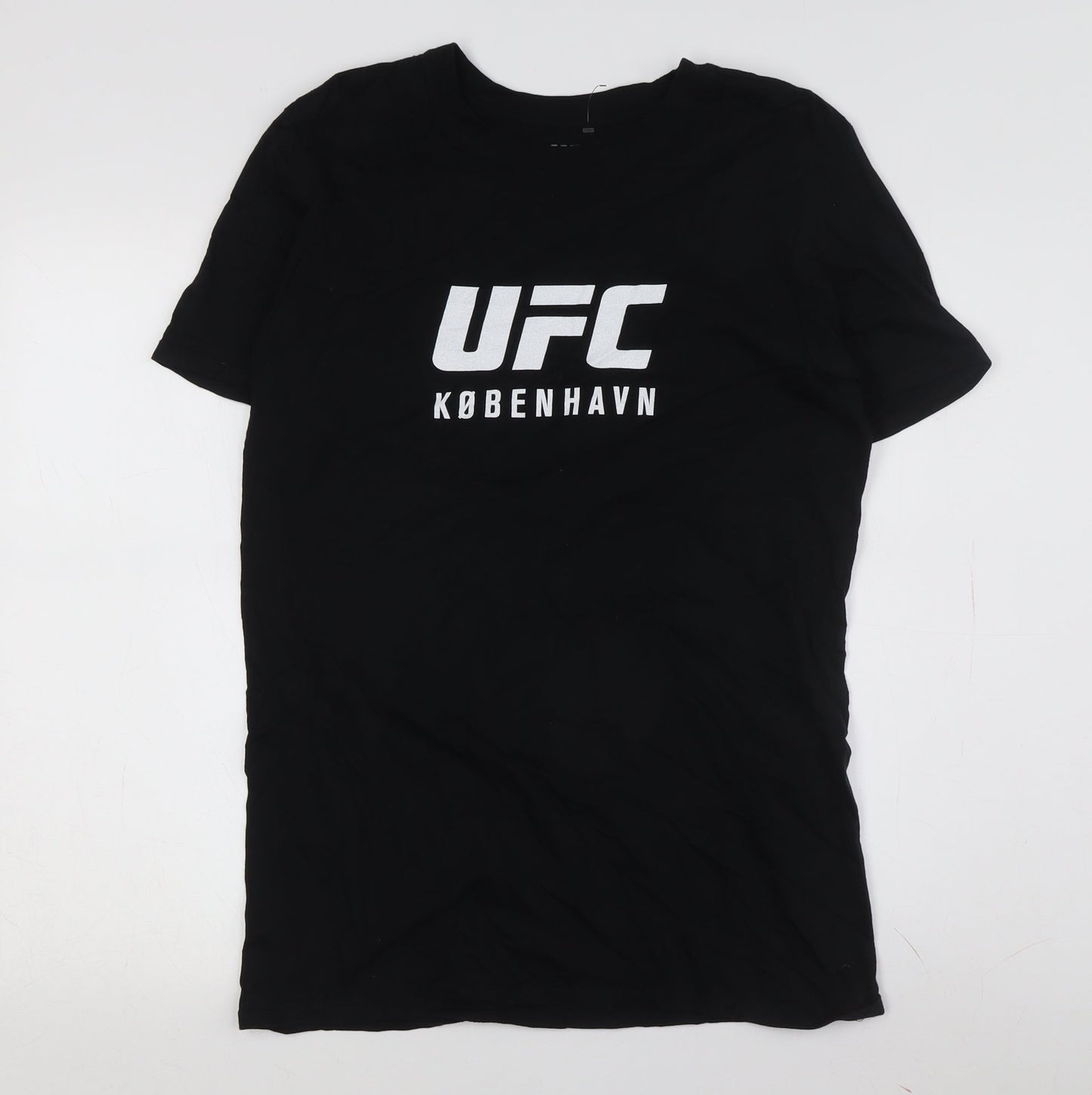 UFC Men's Black Graphic Print T-Shirt - Size M