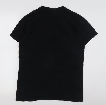 The Harry Potter Shop Black Hufflepuff Men's T-Shirt, Size S